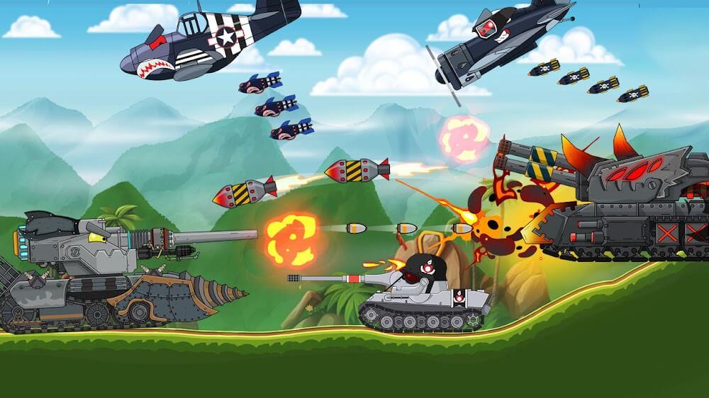 Tank Combat: War Battle Tangkapan skrin 2