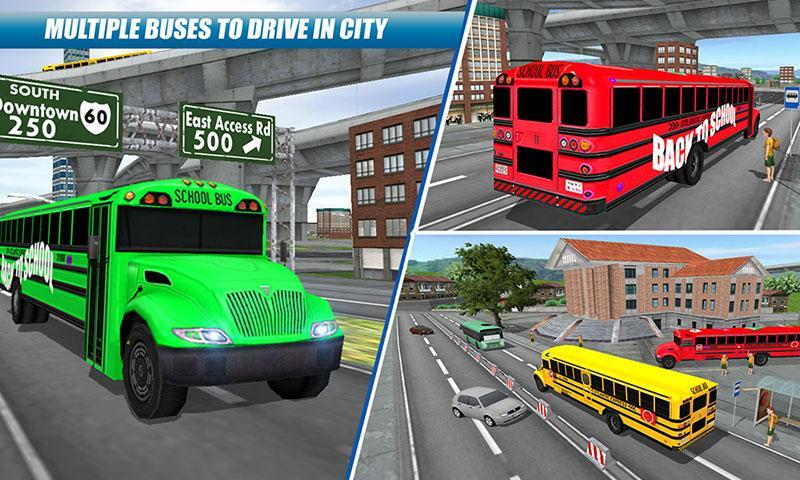 School Bus Driving Game ภาพหน้าจอ 4