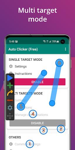 Auto Clicker - Automatic tap ဖန်သားပြင်ဓာတ်ပုံ 2