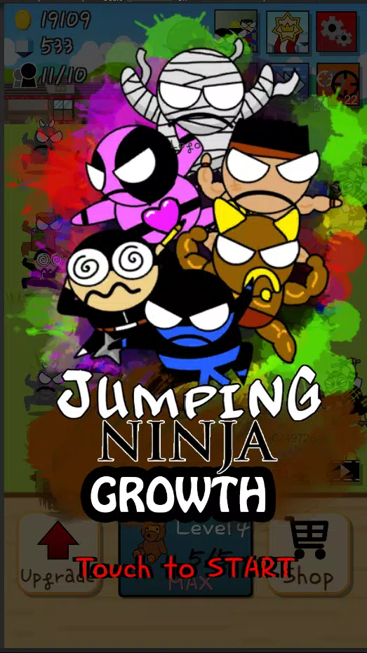 Ninja Growth - Brand new clicker game Mod Скриншот 3