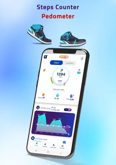 Rashaqa: Steps,Calorie counter ဖန်သားပြင်ဓာတ်ပုံ 3