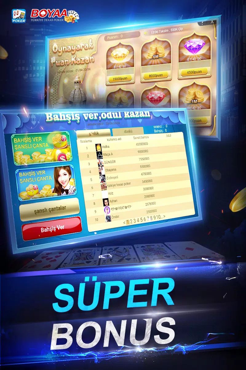 Türkiye Texas Poker ဖန်သားပြင်ဓာတ်ပုံ 1