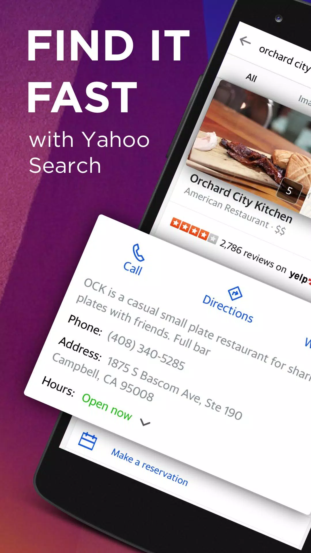 Yahoo Suche Screenshot 1