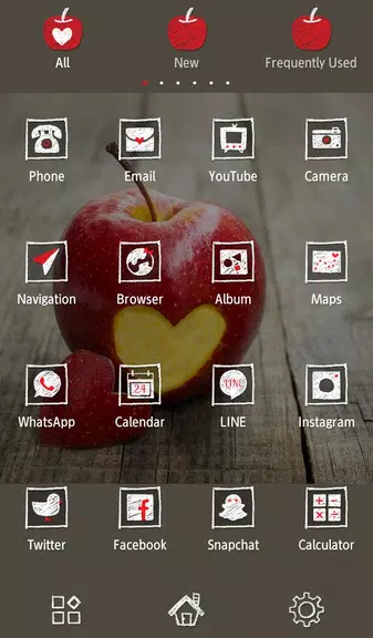 Heart Apple Theme +HOME Screenshot 2