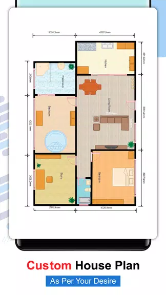 House Design Floor Plan App 3D ဖန်သားပြင်ဓာတ်ပုံ 4