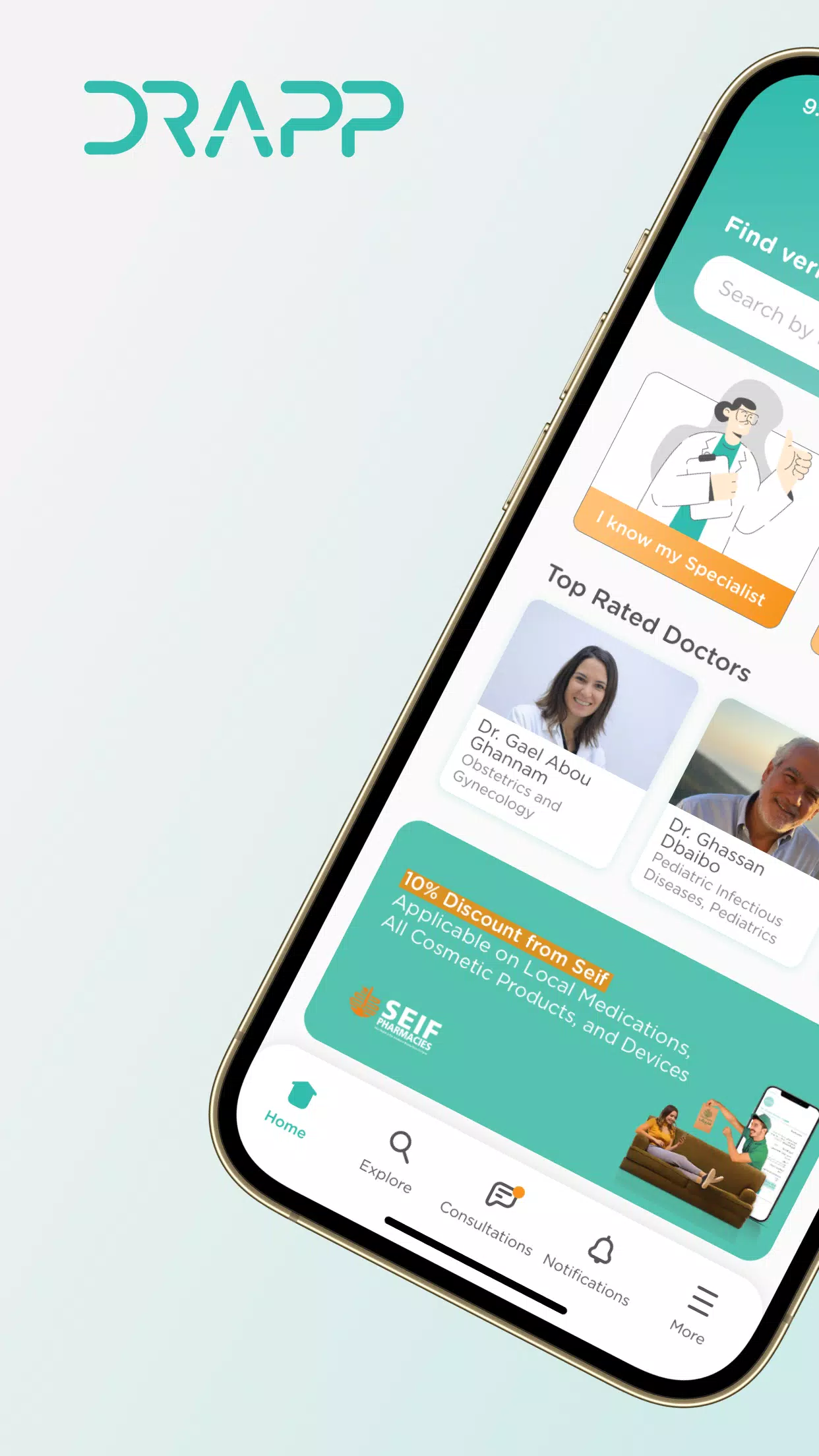 DRAPP –Telehealth Made Easy Ekran Görüntüsü 1