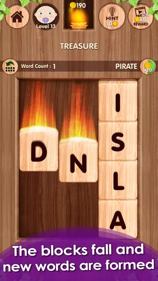 Falling Word Games - Addictive ภาพหน้าจอ 2
