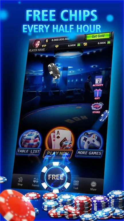 Pocket Poker: Texas Hold’em! Captura de pantalla 1
