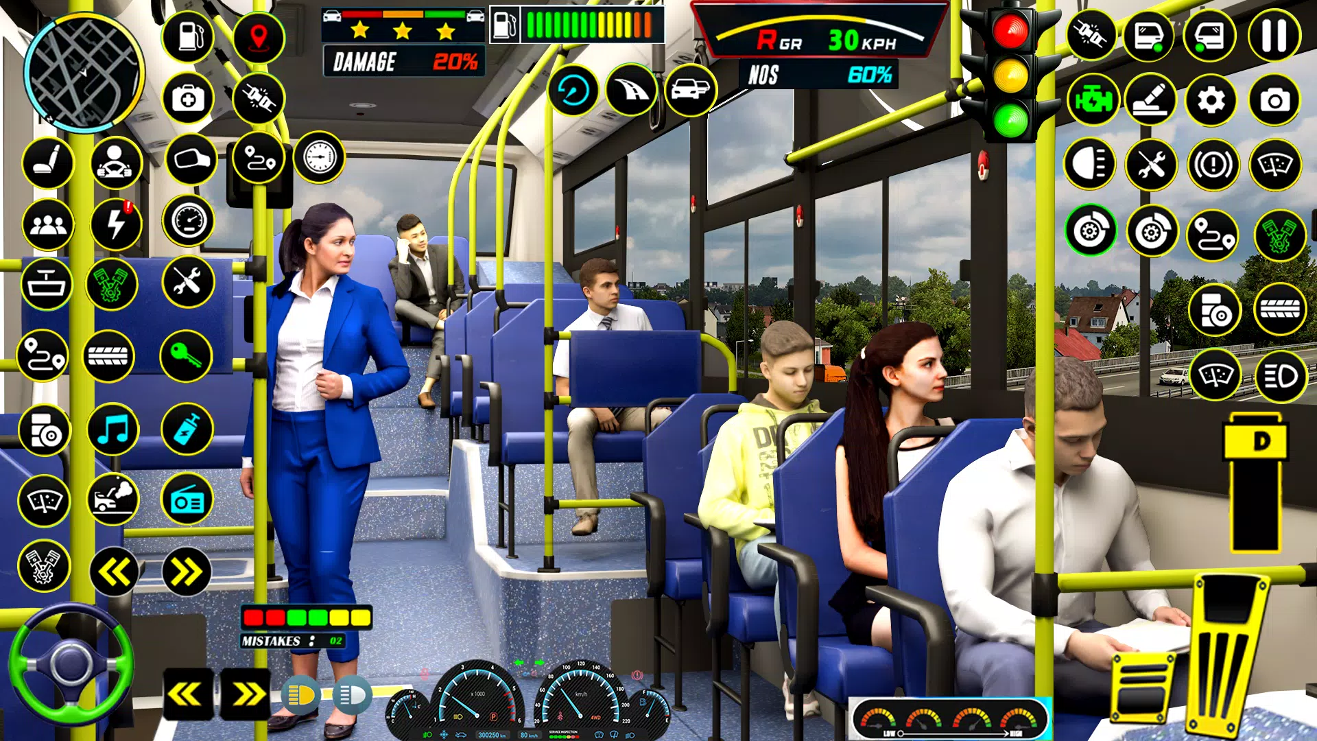 Bus Games City Bus Simulator Скриншот 2