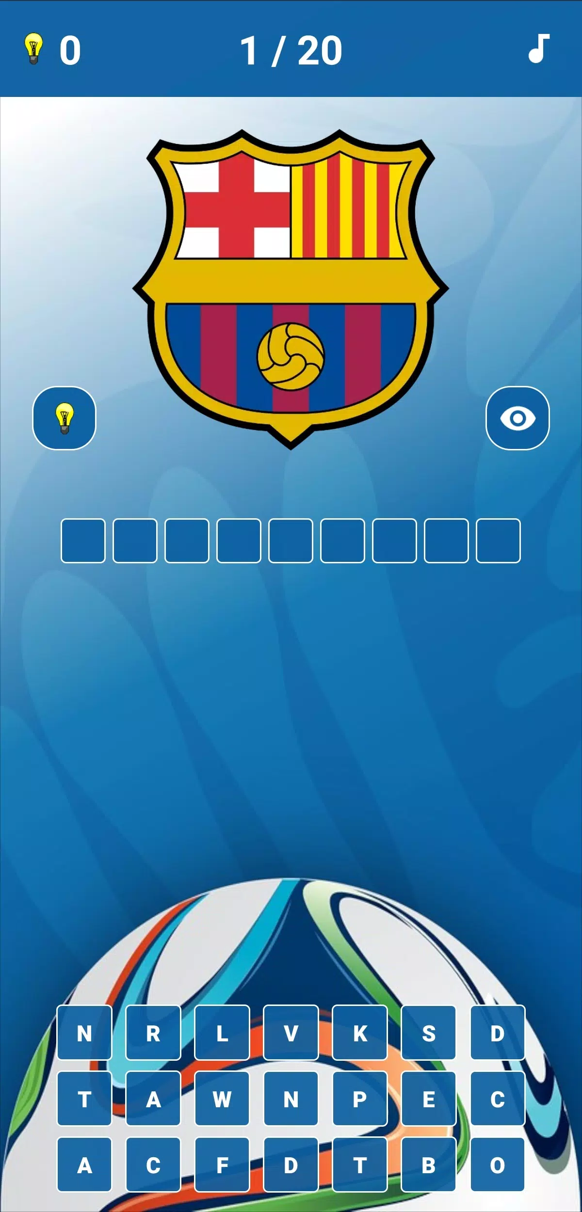 Soccer Clubs Logo Quiz应用截图第1张