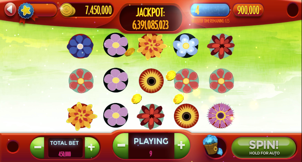 Flowers-Slot Machine 스크린샷 2