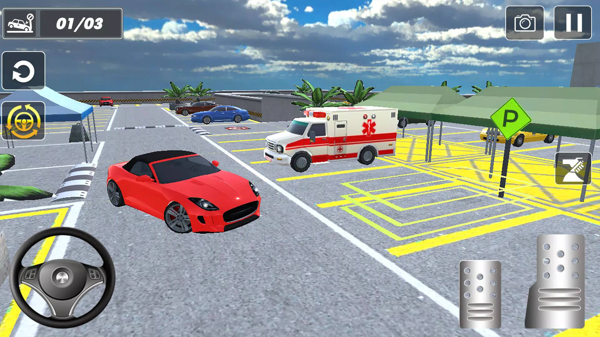 Car Parking 3D Simulation Game 스크린샷 1