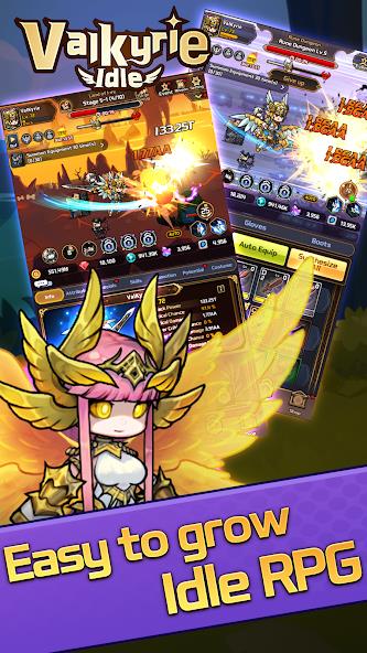 Valkyrie Idle Mod ဖန်သားပြင်ဓာတ်ပုံ 4