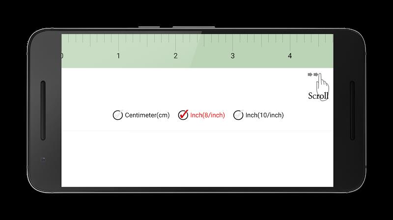 Tape measure: cm, inch Zrzut ekranu 3