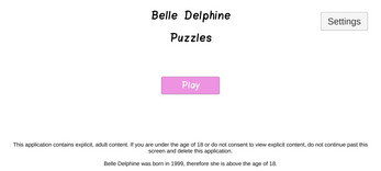 Belle Delphine Puzzles स्क्रीनशॉट 1