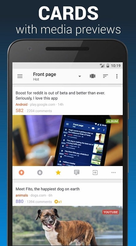 Boost for reddit ภาพหน้าจอ 1