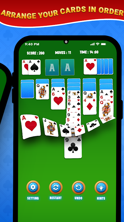 Royal Solitaire Card Game Schermafbeelding 3