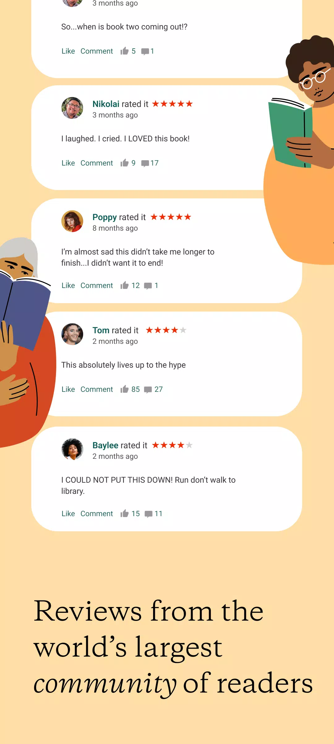 Goodreads Tangkapan skrin 4