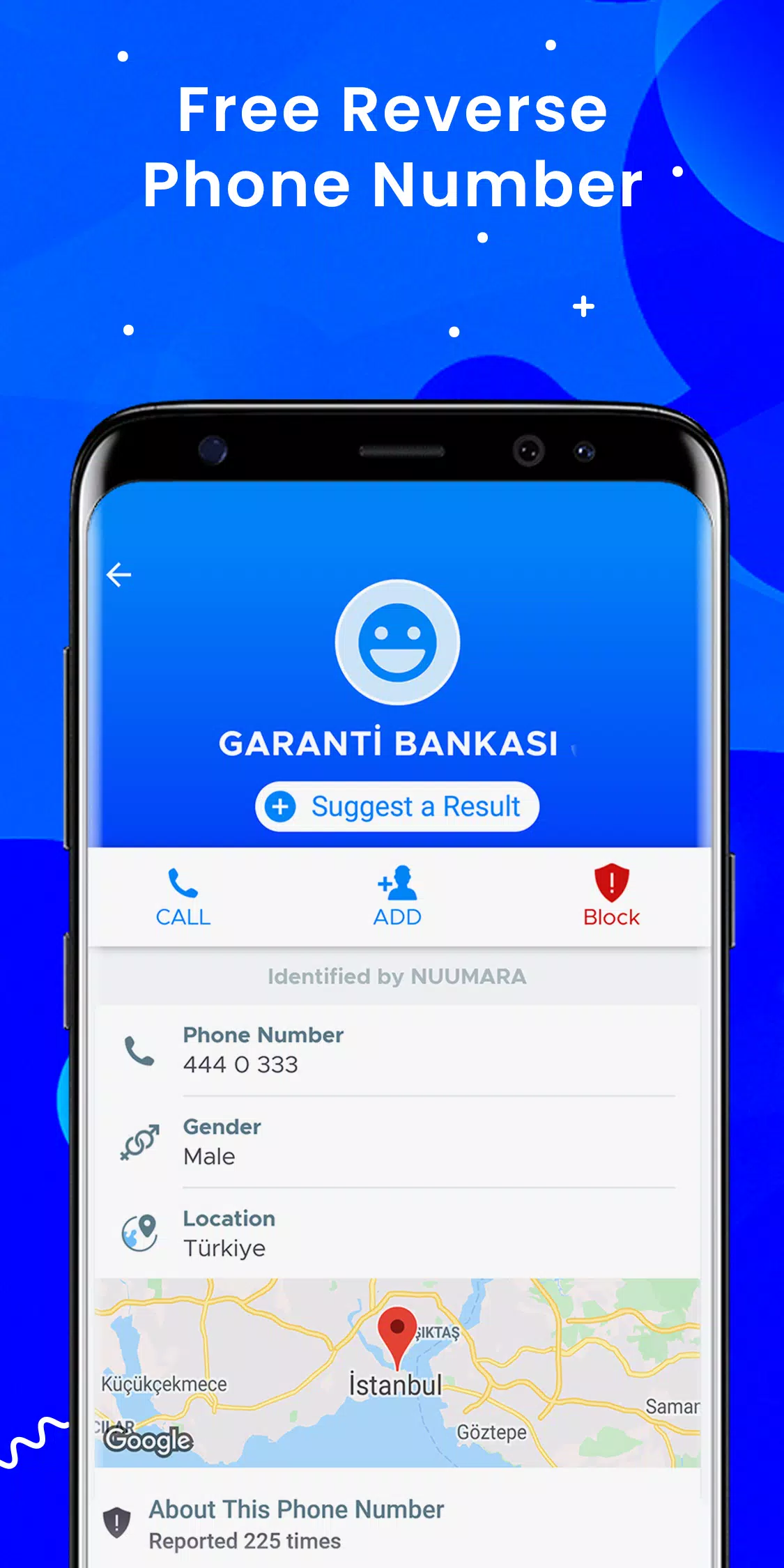 Turk Caller ID & Phone Search Tangkapan skrin 4