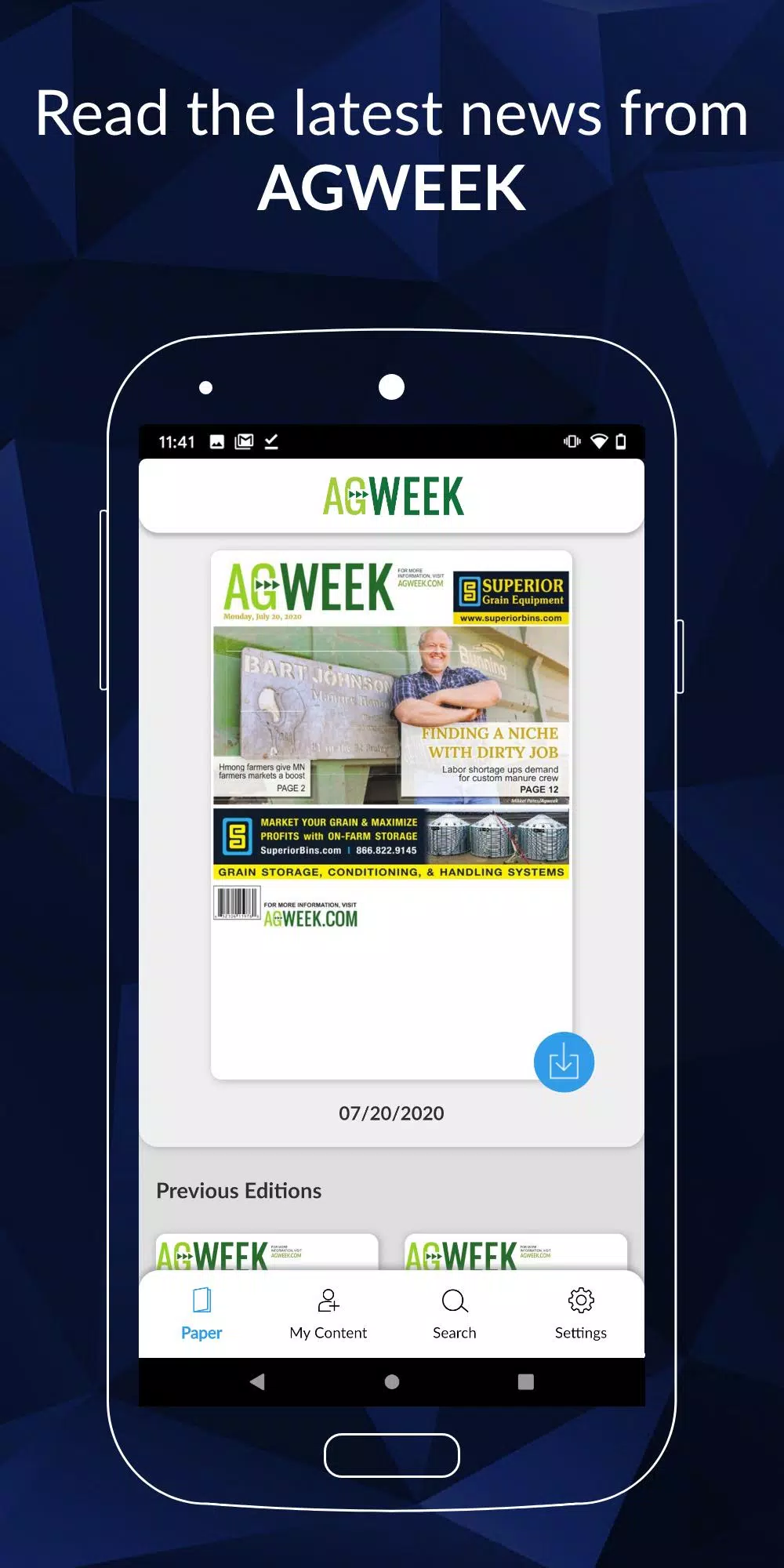 Agweek E-Paper Tangkapan skrin 1