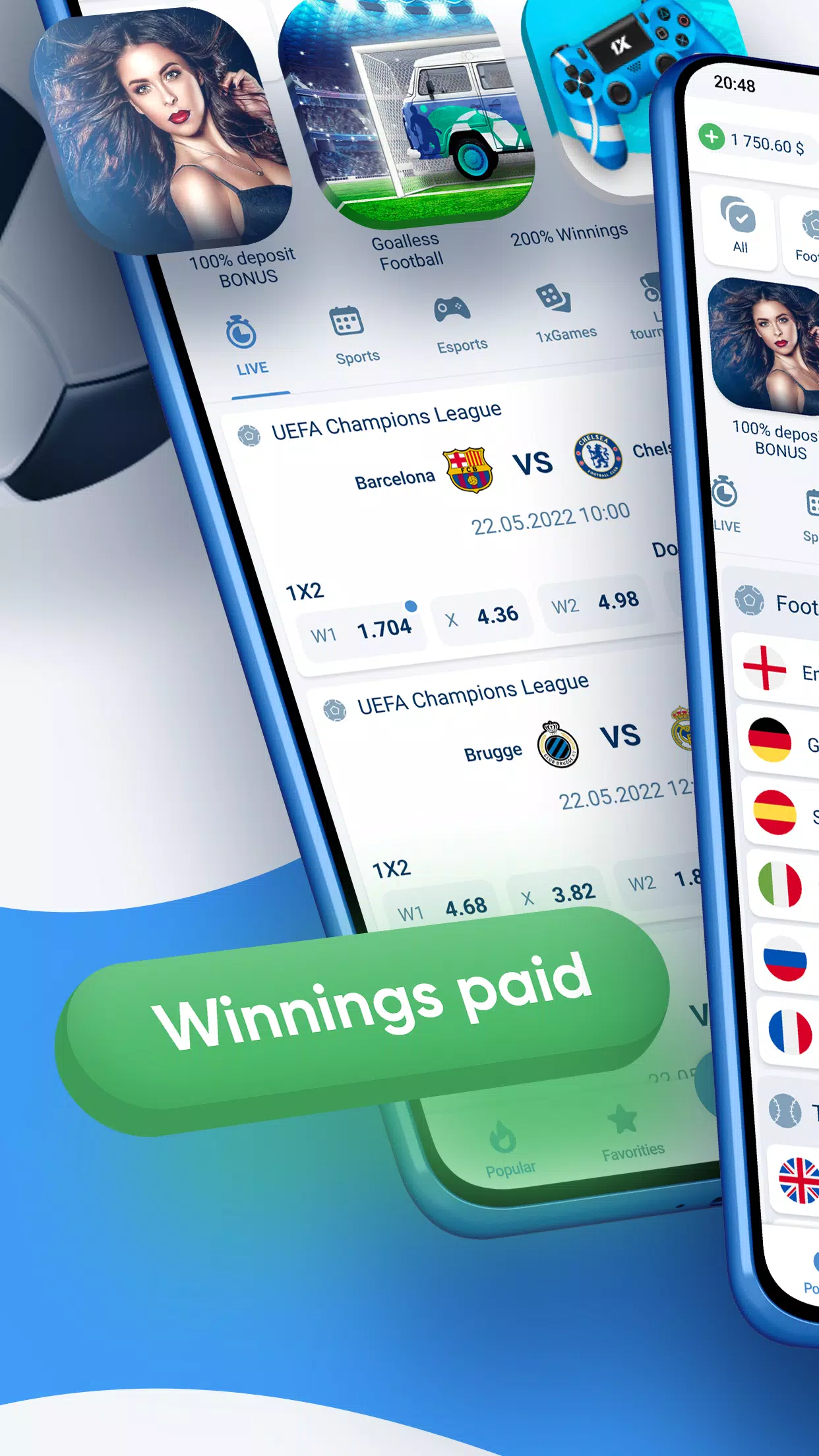 1xBet ﹣Sports Betting應用截圖第2張