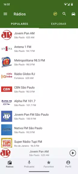 Rádio FM Brasil - FM Ao Vivo スクリーンショット 1