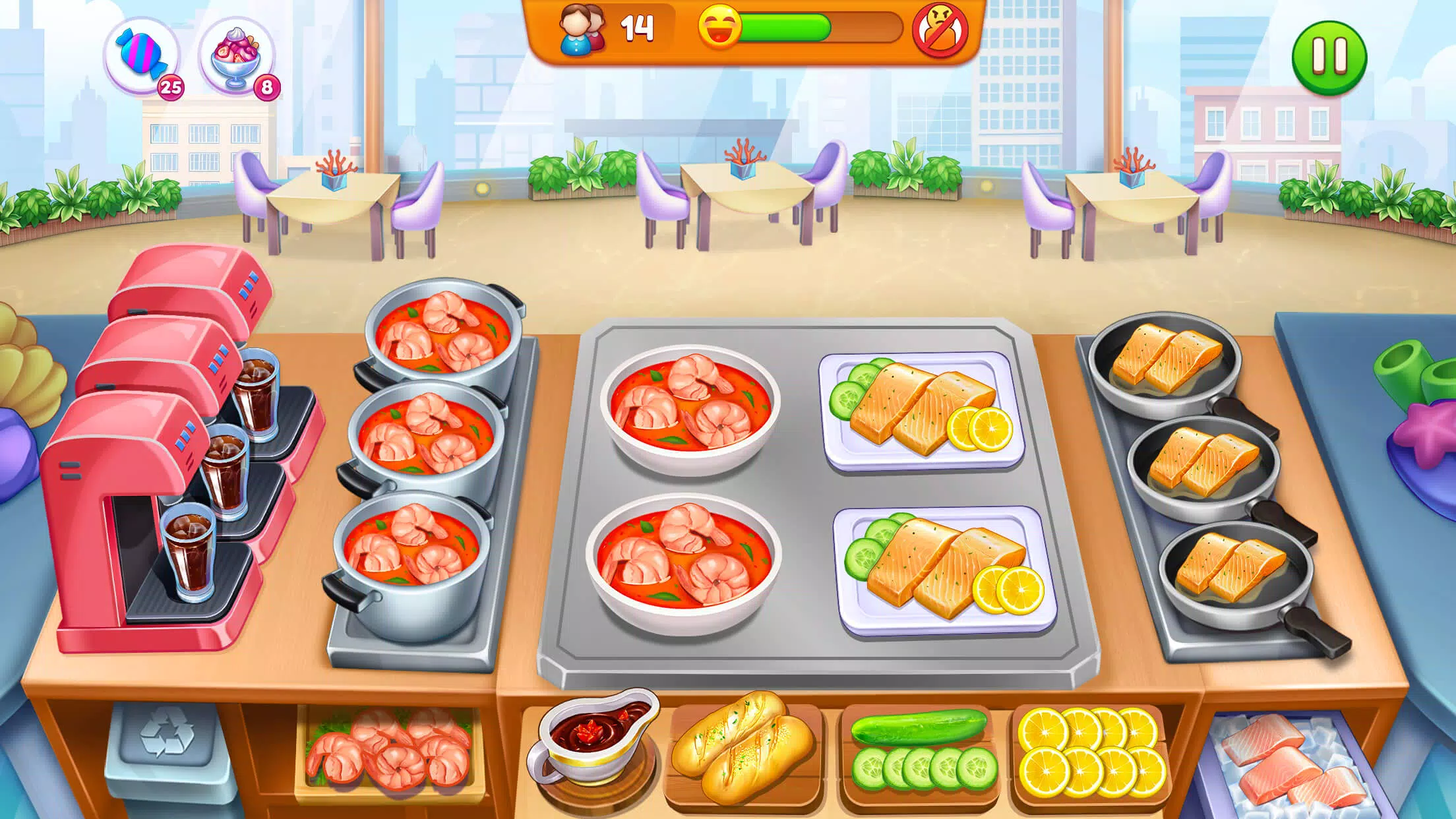 Cooking Restaurant Food Games 스크린샷 1