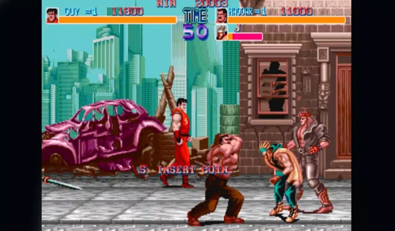 Final fight arcade game 1989 Screenshot 1