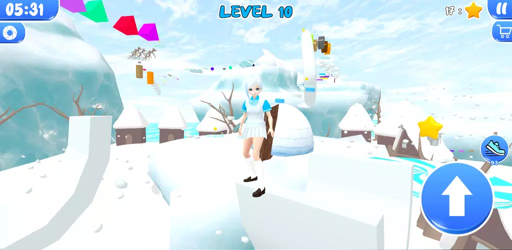 Props Winter Ice Snow Obby Captura de tela 4