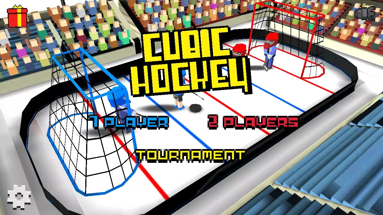 Cubic Hockey 3D स्क्रीनशॉट 1