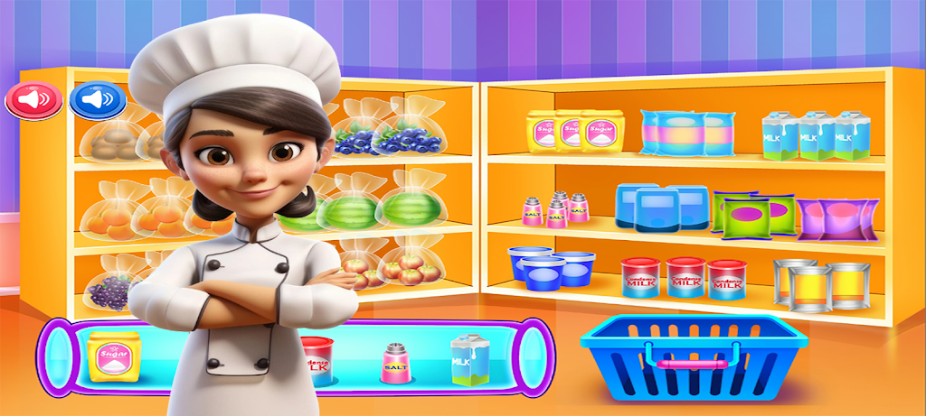 game cooking candy decoration ဖန်သားပြင်ဓာတ်ပုံ 1