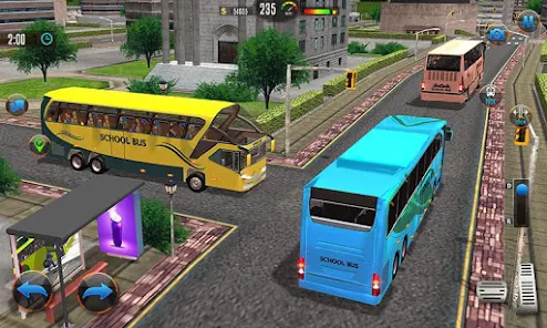 Offroad School Bus Drive Games ဖန်သားပြင်ဓာတ်ပုံ 2