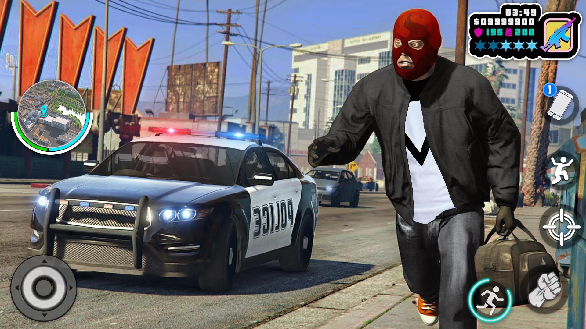 Gangster Theft Crime Simulator Zrzut ekranu 2