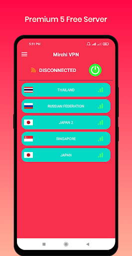 Mirchi VPN - Private & Fast 스크린샷 2