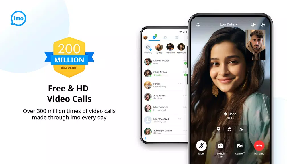 imo Lite -video calls and chat Ekran Görüntüsü 1