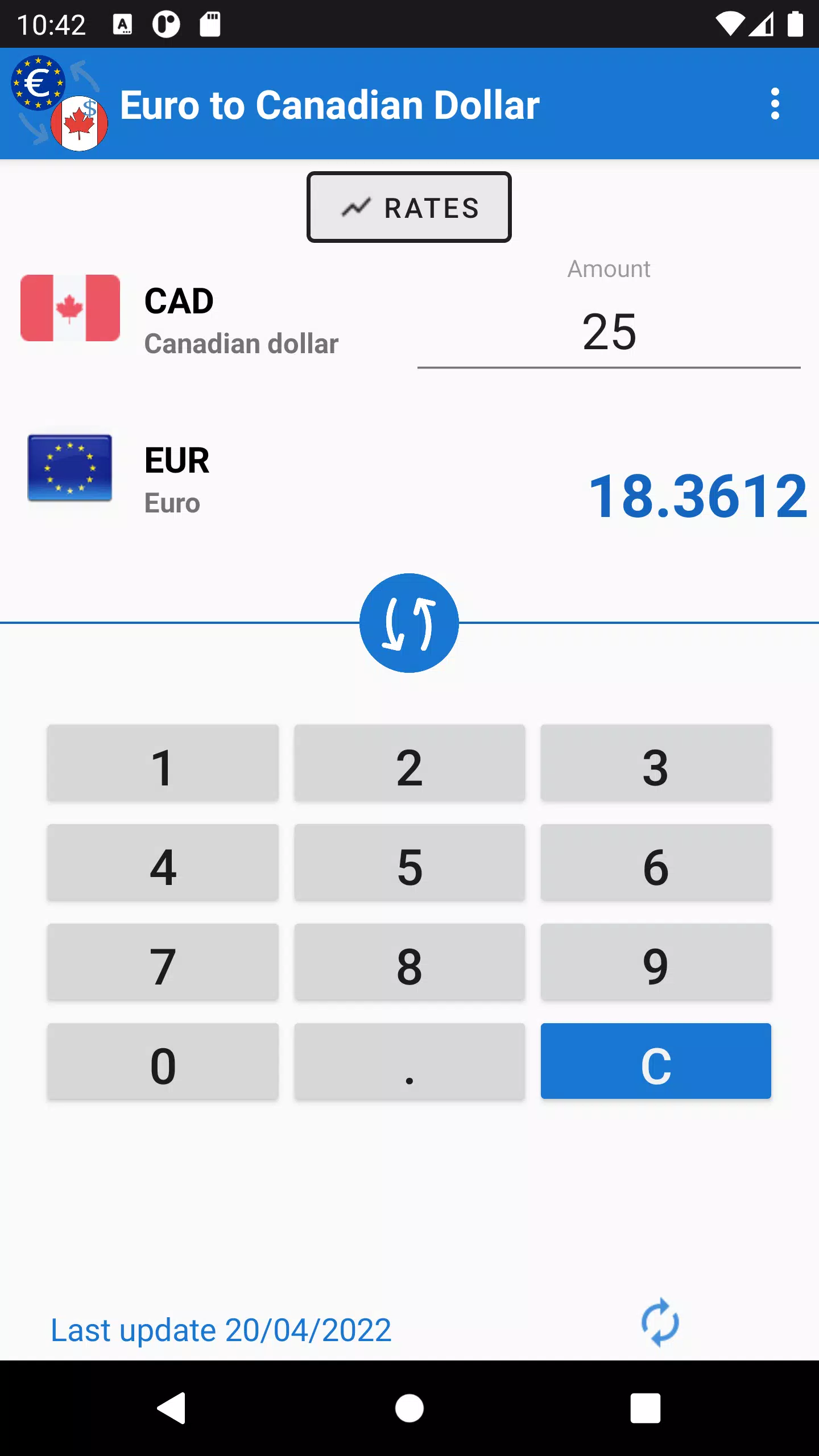 Euro to Canadian Dollar Capture d'écran 3