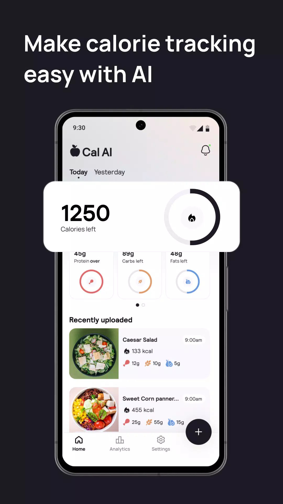 Schermata Cal AI 1