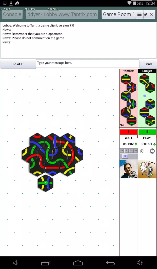Tantrix.com ภาพหน้าจอ 3