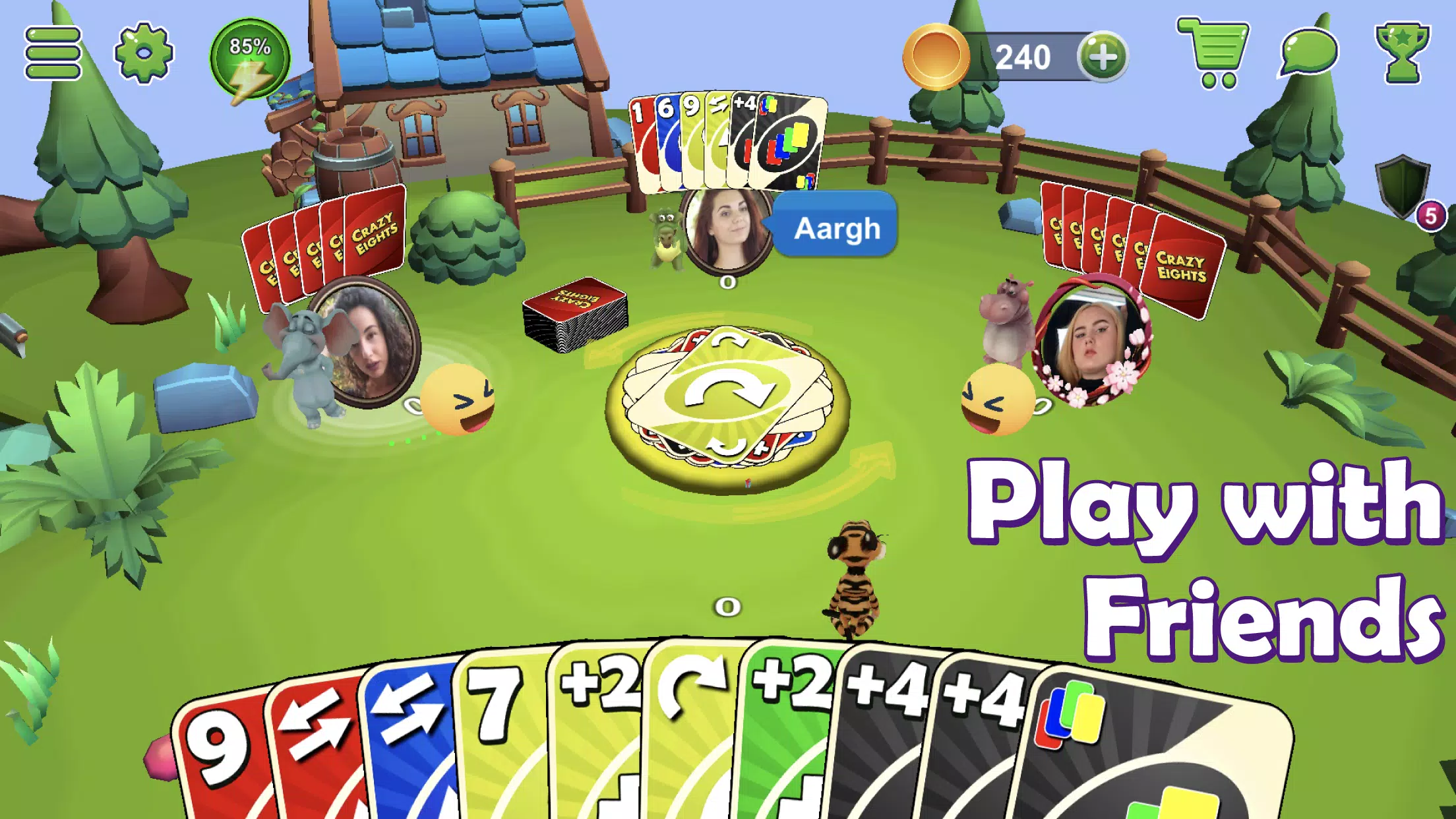 Crazy Eights 3D স্ক্রিনশট 2
