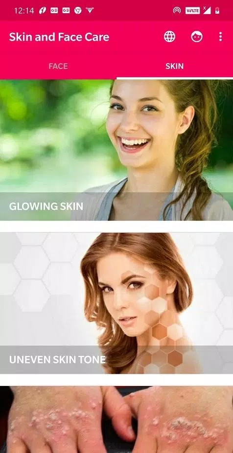 Skin and Face Care Ekran Görüntüsü 3