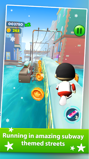 Subway Ryan Rush Runner 3D স্ক্রিনশট 2