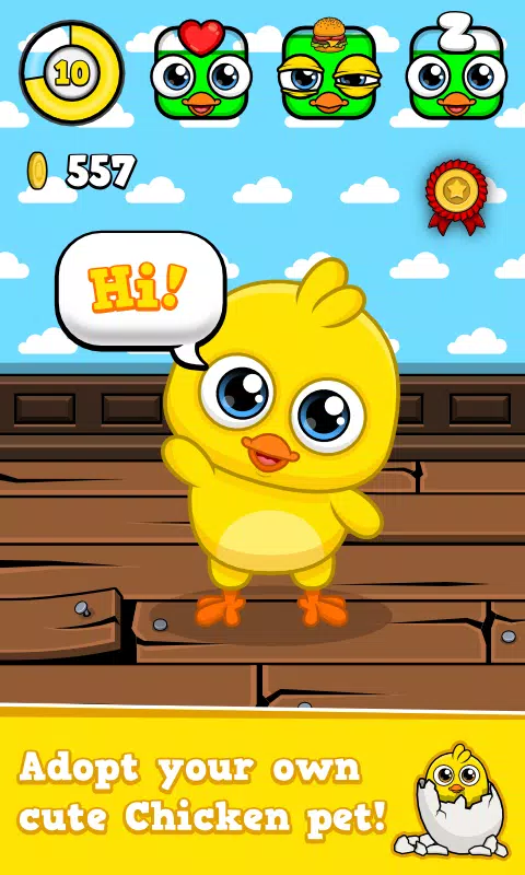 My Chicken - Virtual Pet Game Скриншот 1