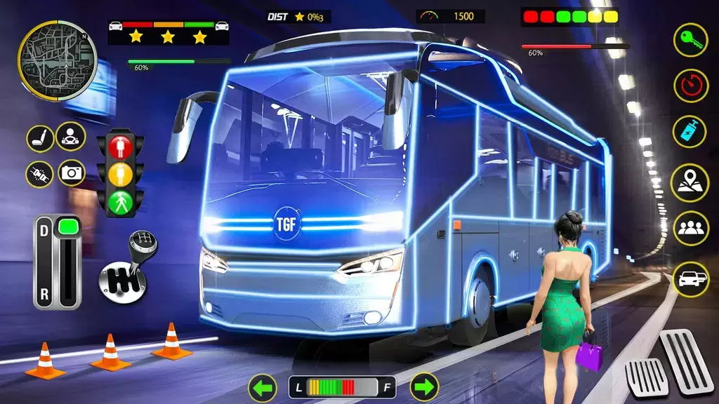 Coach Bus 3D Driving Games Schermafbeelding 2