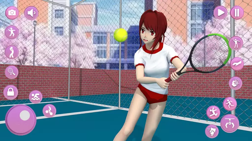 Anime School Girl Simulator 3D Capture d'écran 2