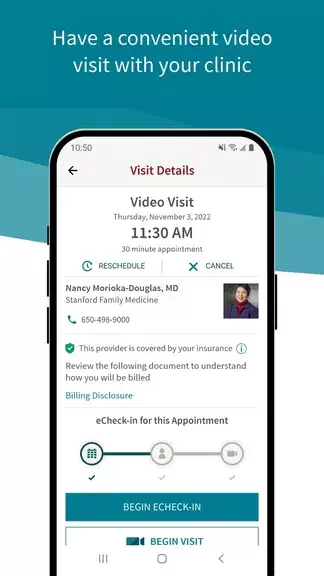 Stanford Health Care MyHealth ภาพหน้าจอ 2