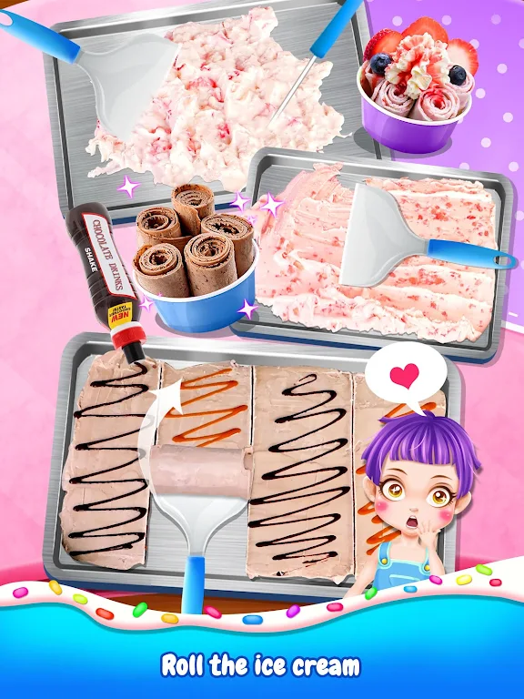 Frozen Ice Cream Roll Maker Ekran Görüntüsü 3