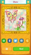 Butterfly Coloring Pages Captura de tela 4