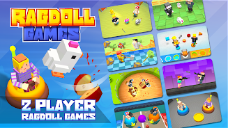 Ragdoll Arena 2 Player स्क्रीनशॉट 1