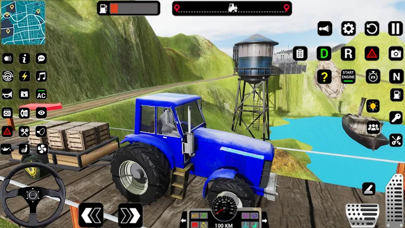 Tractor Trolly Driving Games स्क्रीनशॉट 2