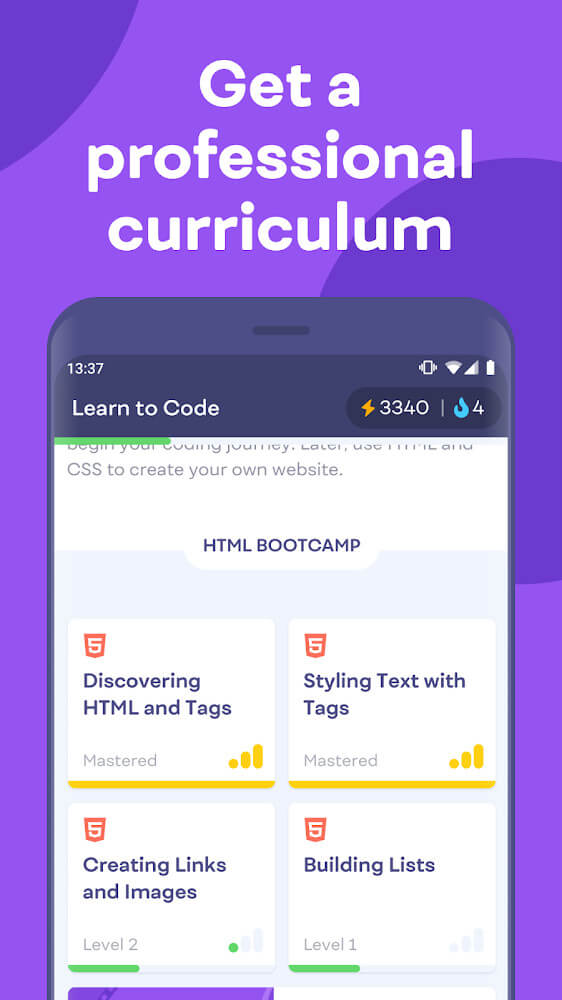 Mimo: Learn Coding Mod Ekran Görüntüsü 1